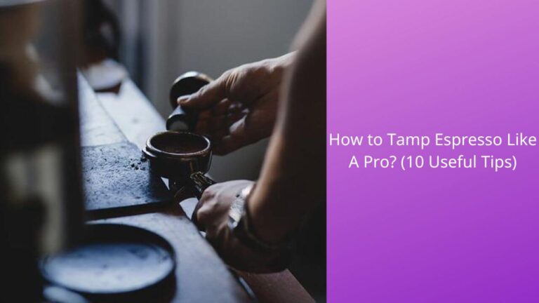How to Tamp Espresso Like A Pro? (The Complete Guide)